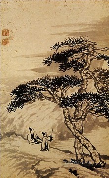 虚空の端での下尾会話 1698 繁体字中国語 Oil Paintings
